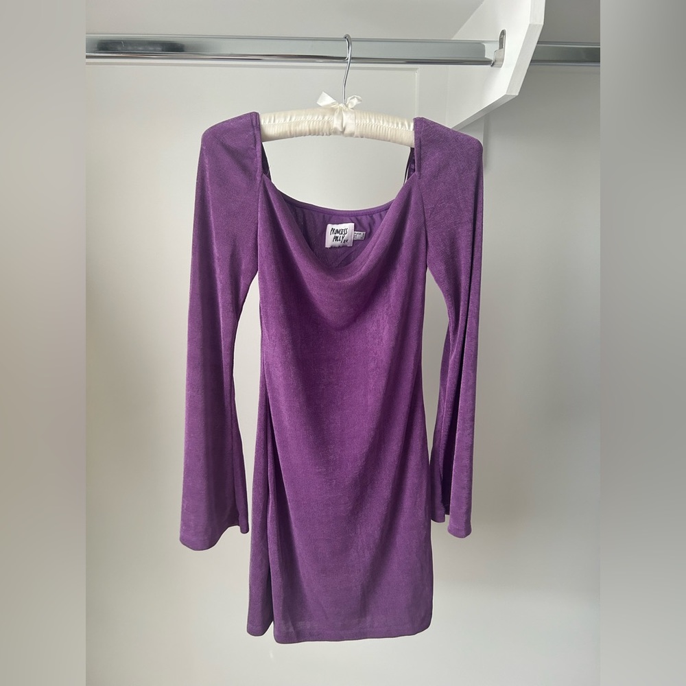 PRINCESS POLLY PURPLE MINI DRESS